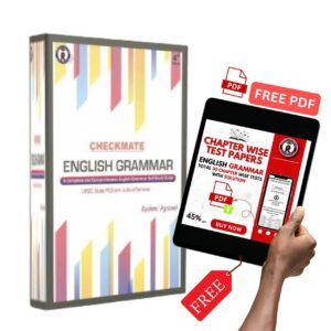 Checkmate English Grammar | UPSC CAPF | UPSC English Compulsory paper | State PCS & Judiciary Services| FREE PDF Chapters wise Test Papers