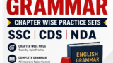MCQ Grammar Chapter Wise Practice Sets  SSC, CDS, NDA - Pdf