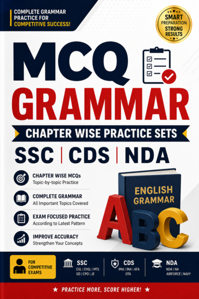 MCQ Grammar Chapter Wise Practice Sets  SSC, CDS, NDA - Pdf